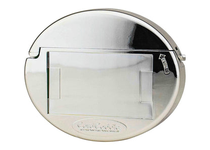 Chrome Vehicle Outdoor Business Card Caddie Storefront Display