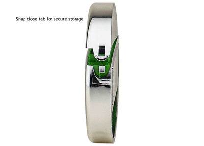 Chrome Vehicle Outdoor Business Card Caddie Storefront Display