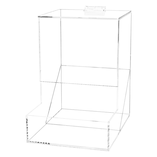 6"W Candy and Mint Food Storage Bin Clear Acrylic