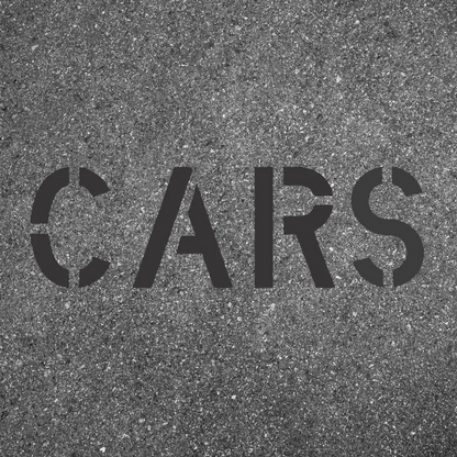 96" CARS Stencil Department of Transportation 8 Foot Template