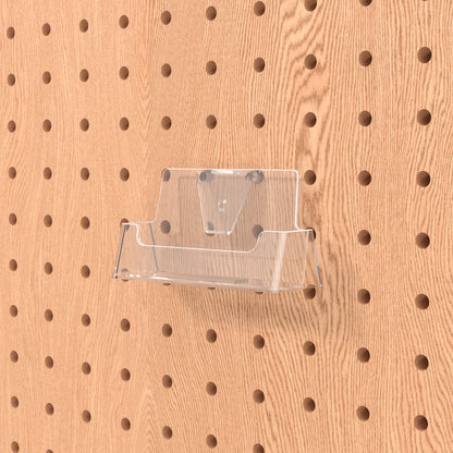 Pegboard Business Card Holder Clear Acrylic Rack Display