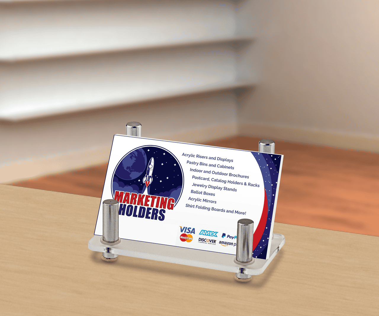 Take A Card Stand for Rewards Cards Gift Cards