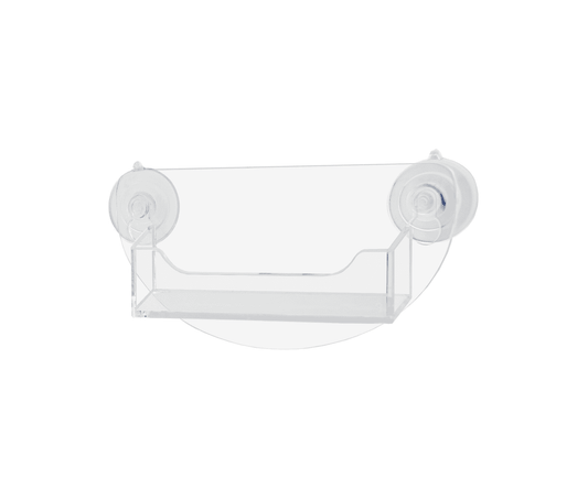 Business Card Holder Window Mount Single Pocket with Suction Cups