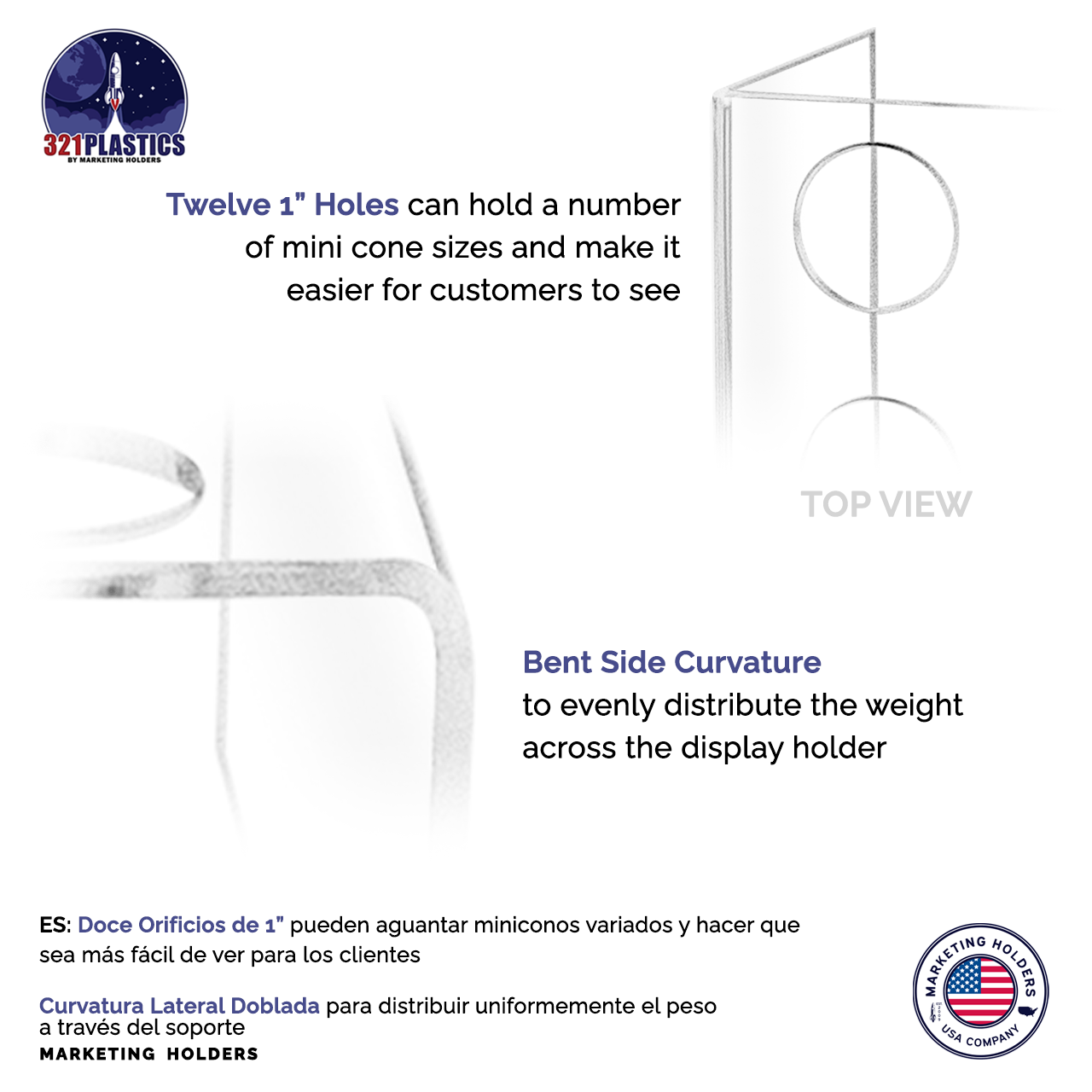 Holds Twelve Mini Ice Cream Cones