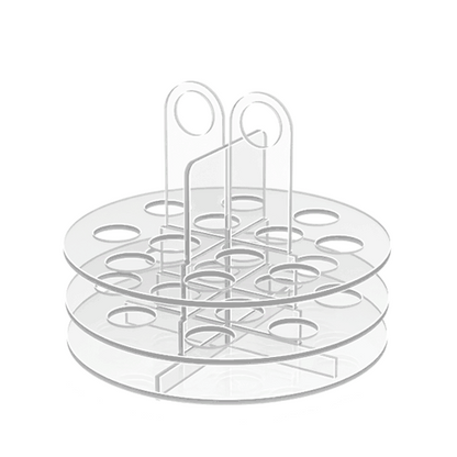 12 Slot Cosmetic Organizer Clear Acrylic Display