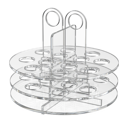 12 Slot Cosmetic Organizer Clear Acrylic Display