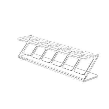 6 Slot Cosmetic Organizer Clear Acrylic Display