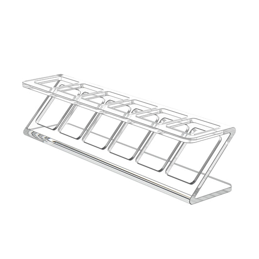 6 Slot Cosmetic Organizer Clear Acrylic Display