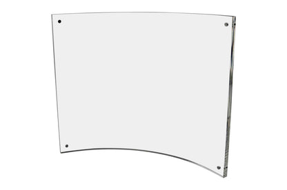 11"W x 8.5"H Curved Sign Photo Holder