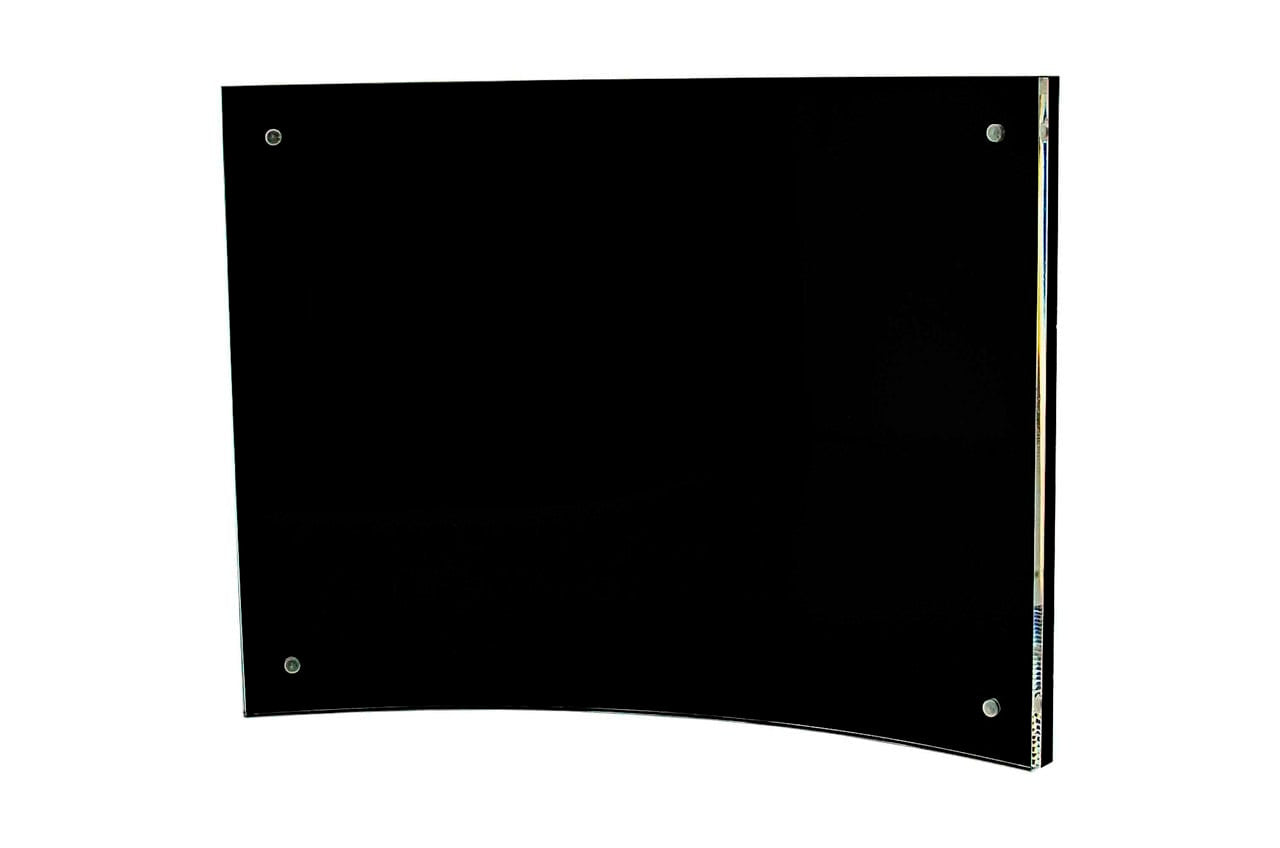 Seven by Five Sign Holder with Black Back Curved  empty