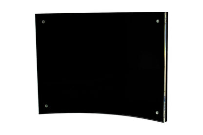 Seven by Five Sign Holder with Black Back Curved  empty
