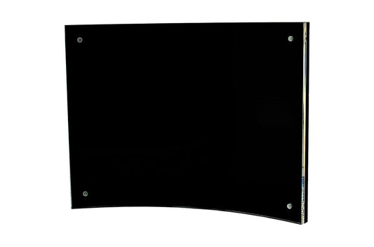 Seven by Five Sign Holder with Black Back Curved  empty
