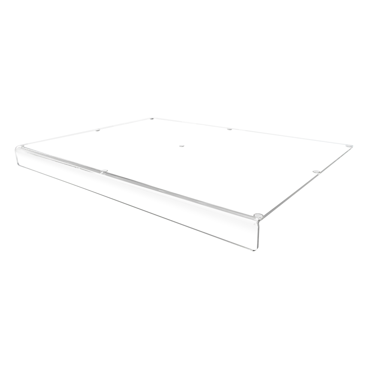 Cutting Board with Lip for Countertops Clear Acrylic