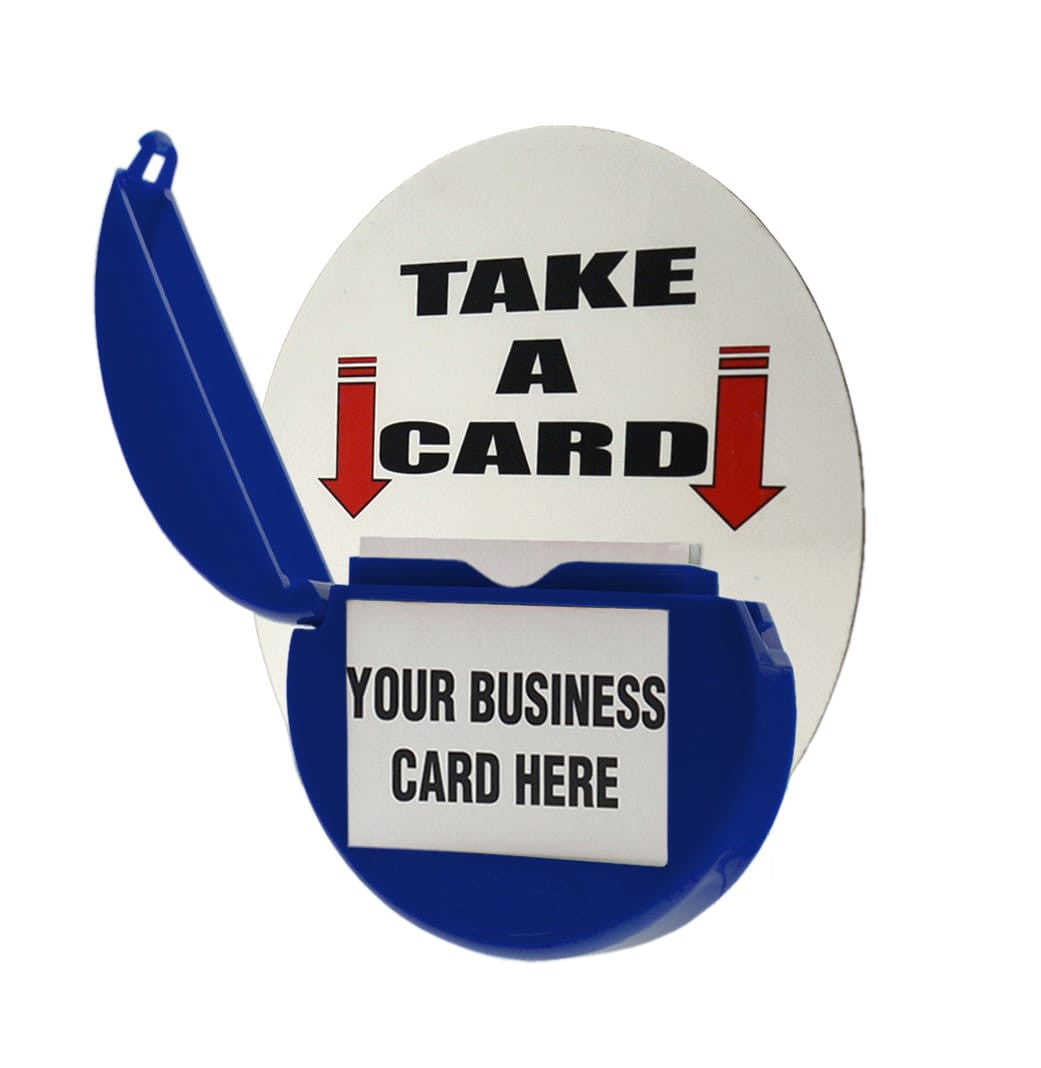 Card Caddie Magnetic Vehicle and Outdoor Business Card Holder