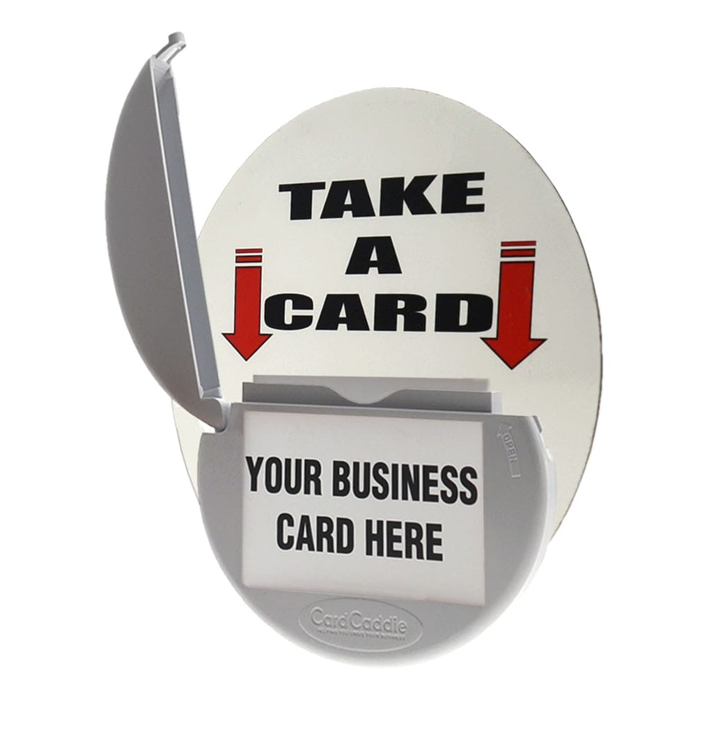 Card Caddie Magnetic Vehicle and Outdoor Business Card Holder