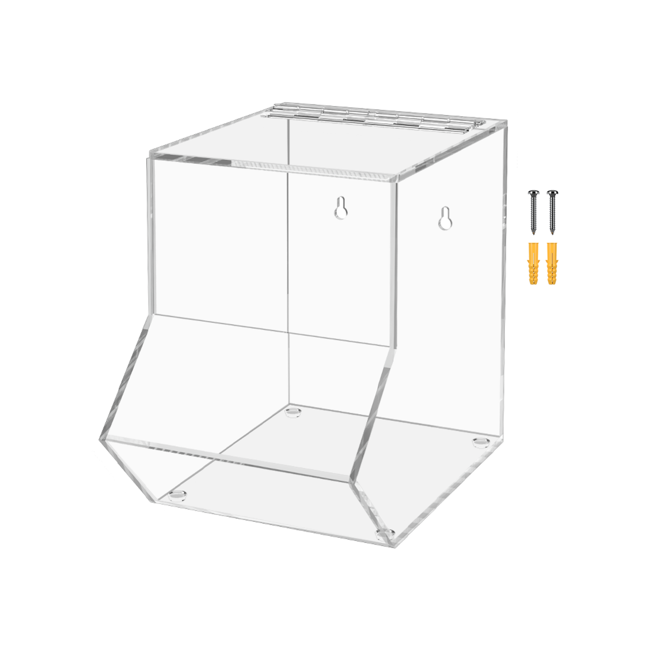 Acrylic Bin with Lid for Organizing Products and Supplies
