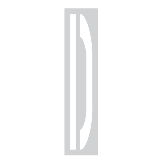 Alphabet Stencil Kit with 26 Pieces for Parking Lots and Schools