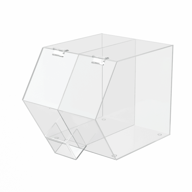 Candy and Topping Storage Bin Double Compartment with Scoop Caddy