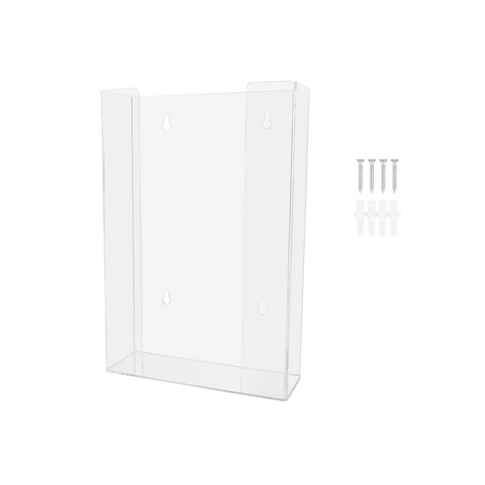 Wall Mount Acrylic Glove Box Holder