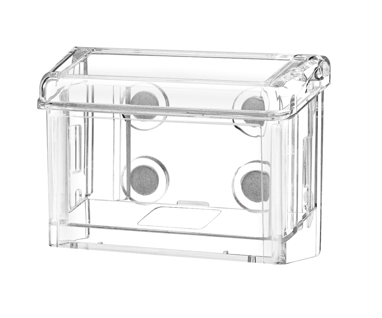 Mobile Marketing Magnetic Business Card Holder with Lid Outdoor