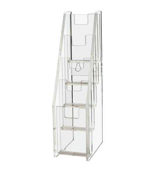 5 Pocket Multi Tier Retail Gift Business Card Acrylic Display