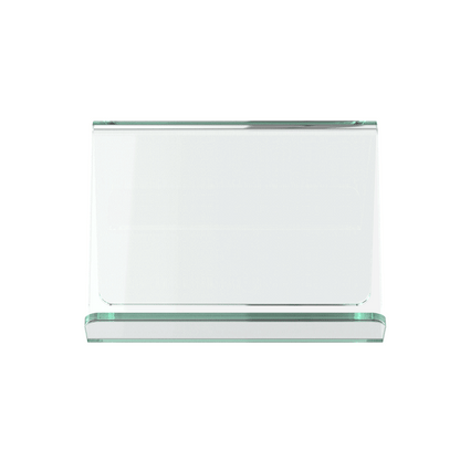 Business Appointment Card Holder Easel Style Green Edge Stand