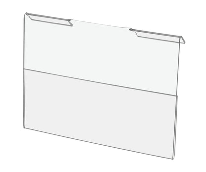 7"W x 5"H Gridwall Sign Display Retail Office Literature Sleeve