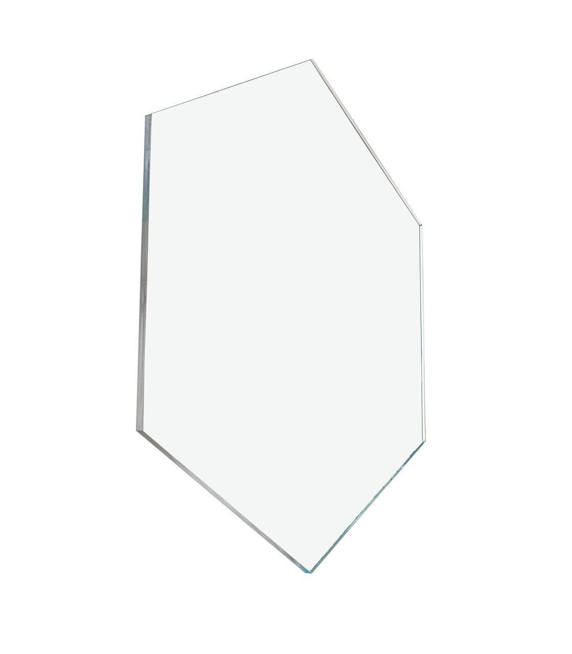 Clear Acrylic Hexagon Tiles 10 Pack 0.118" Thick