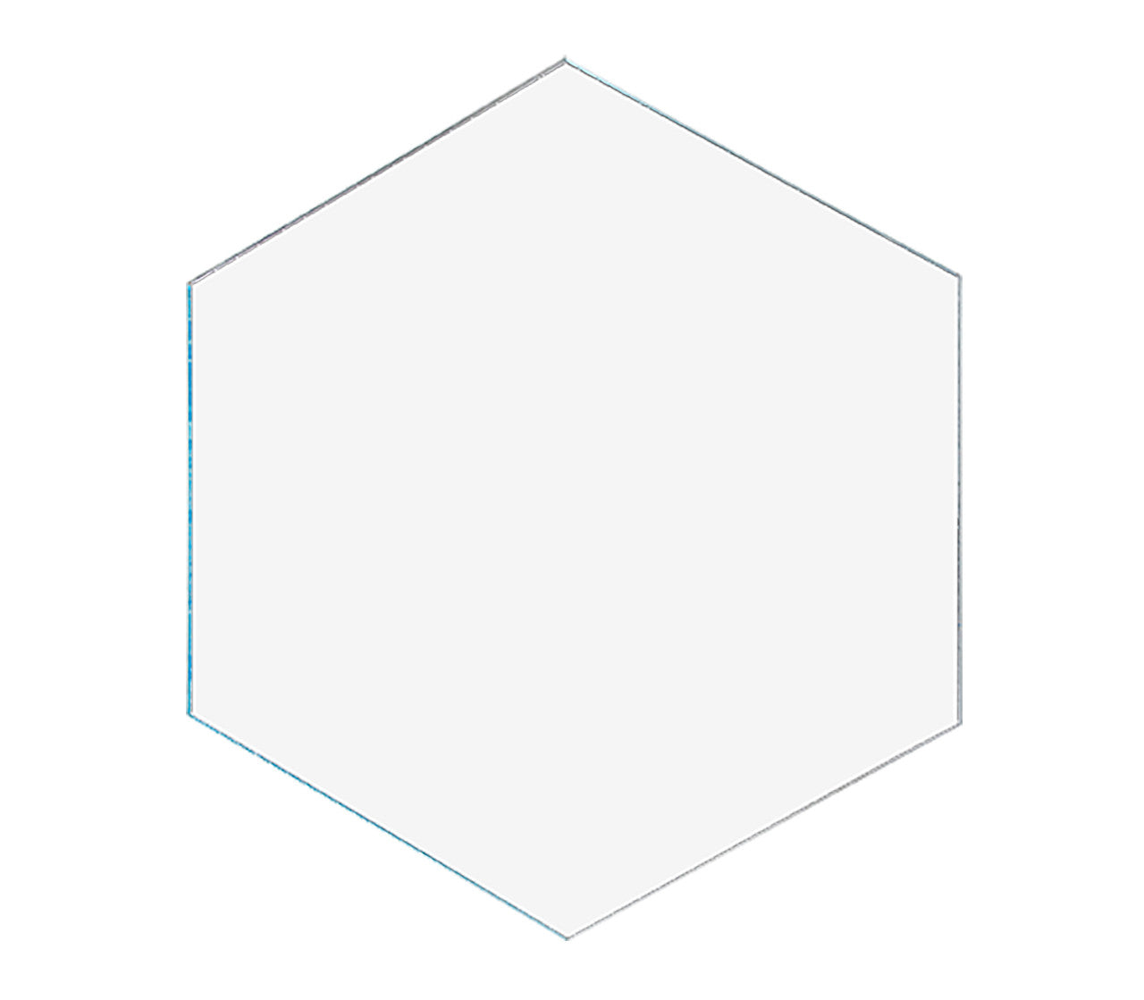Hexagon Acrylic Tiles Clear DIY Craft Projects Painting