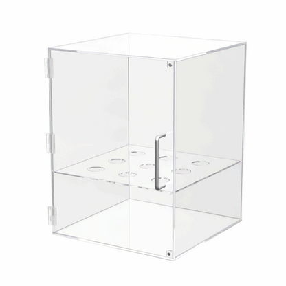 Enclosed Ice Cream Cone Case 12.25" x 13.25" x 16" with 2 Trays