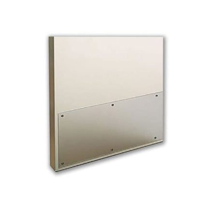 Clear Acrylic Protective Kick Plate with Holes for Doors and Walls