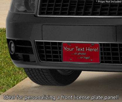 Blank Mirror License Plate Laser Cut Acrylic with 4 Holes