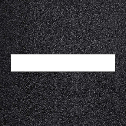Straight Line Stencil Stop Bar Template 24" x 132" for Roadways