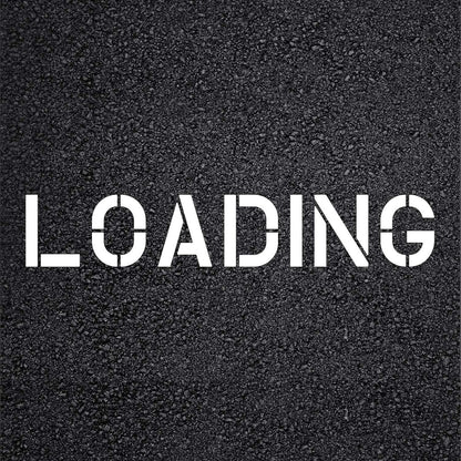 LOADING Stencil Template for Parking Lots Garages and Hotels