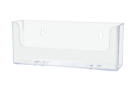 Eight and a half inch Horizontal Bifold Literature Holder Wall or Countertop