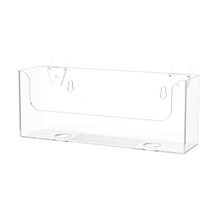 Pegboard 8.5"W Horizontal Bifold Brochure Holder