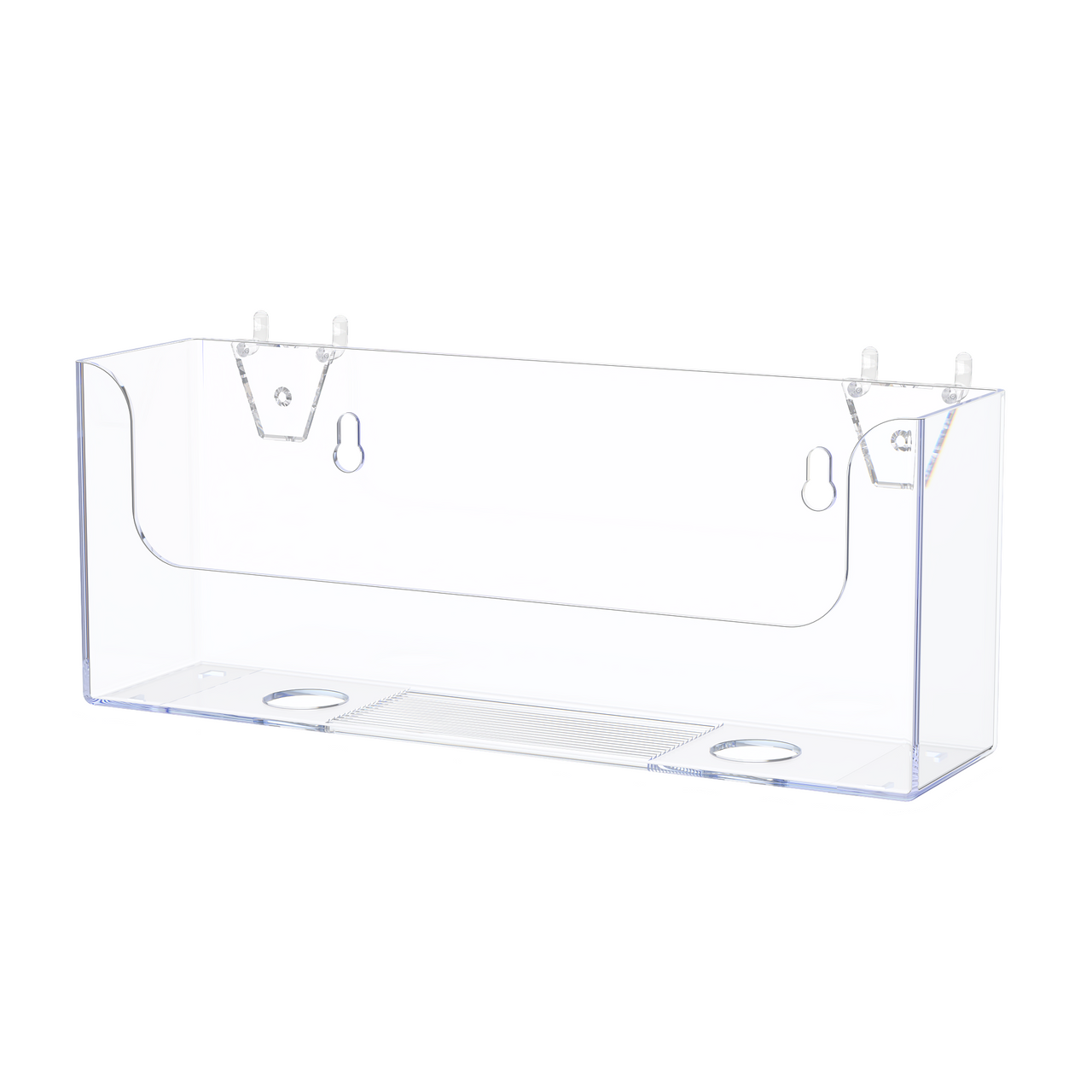 Pegboard 8.5"W Horizontal Bifold Brochure Holder