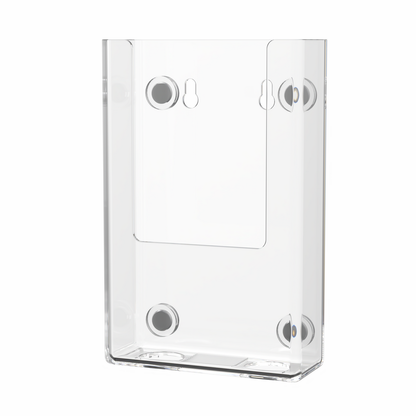 4"W Magnetic Trifold Brochure Holder Metal Mount Display