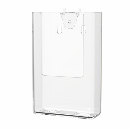 Pegboard 4" Trifold Brochure Holder Literature Display