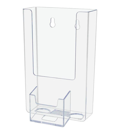 Brochure Holder with Vertical Card Slot