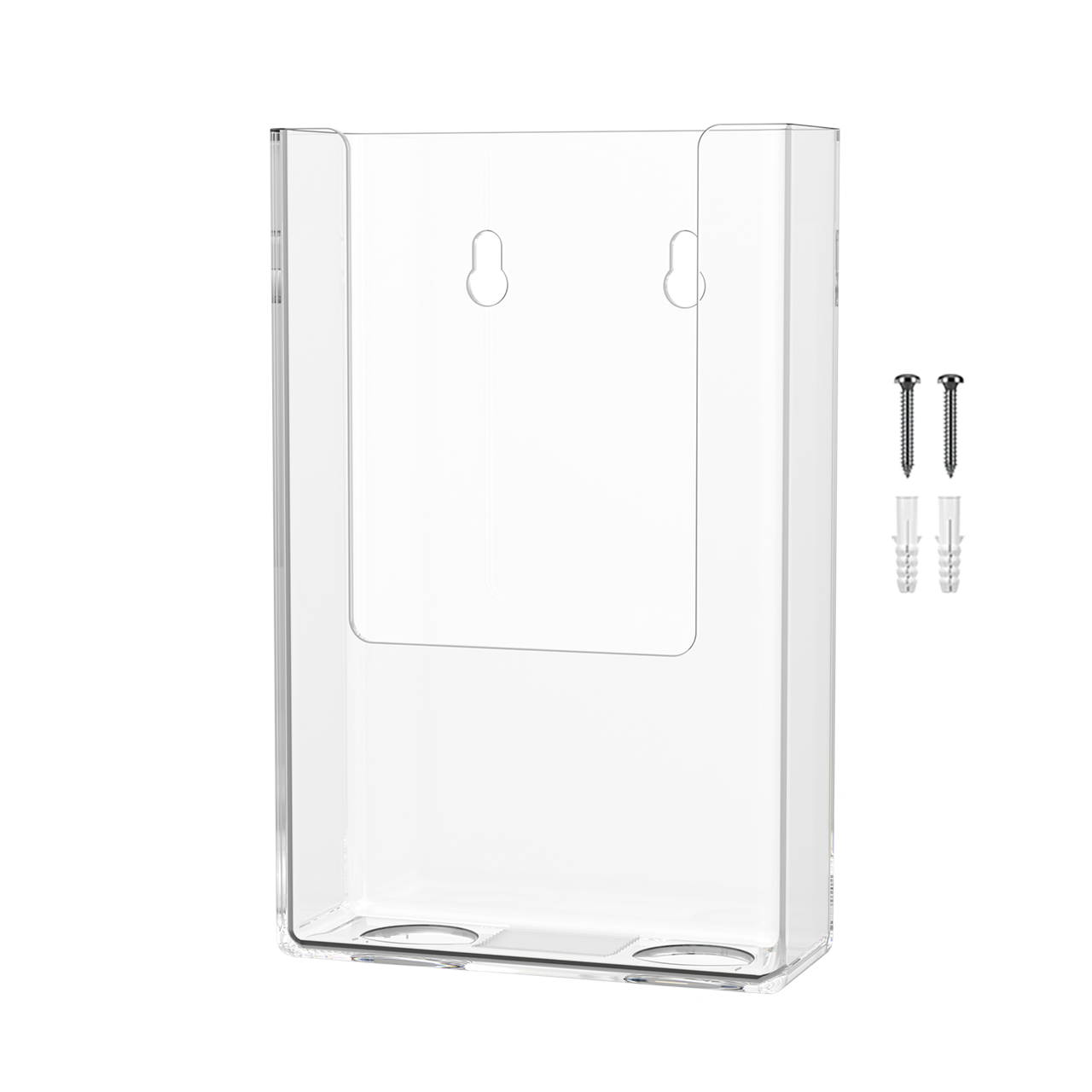 4"W Trifold Brochure Rack Card Holder Wall or Countertop Display