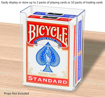 2.75"W Vertical Playing Card Deck Holder Countertop Display