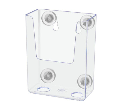 Three and a half inches wide Magnetic Tri Fold Holder Indoor or Outdoor Metal Mount