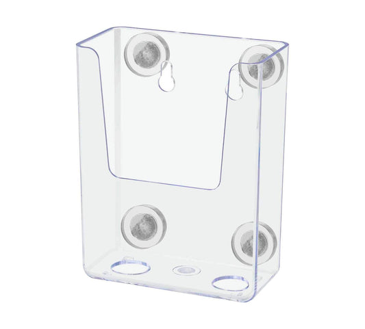 Three and a half inches wide Magnetic Tri Fold Holder Indoor or Outdoor Metal Mount