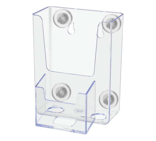 Magnetic 3.25"W Oversized Card Holder with Vertical Card Pocket