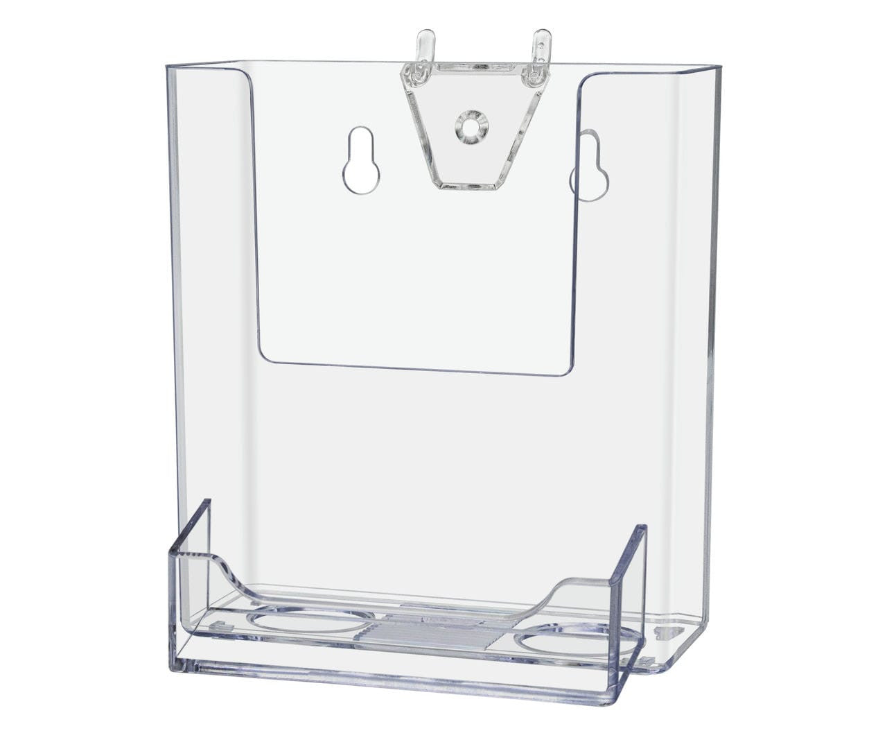 Pegboard 4"W Tri Fold Rack Display Plus Card Holder