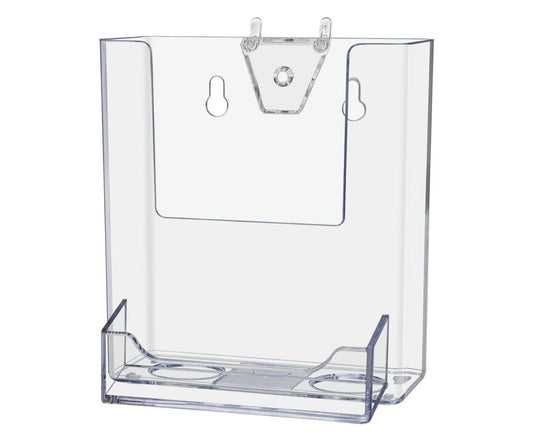 Pegboard 4"W Tri Fold Rack Display Plus Card Holder