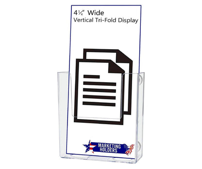 Four Inch Wide Brochure Holder