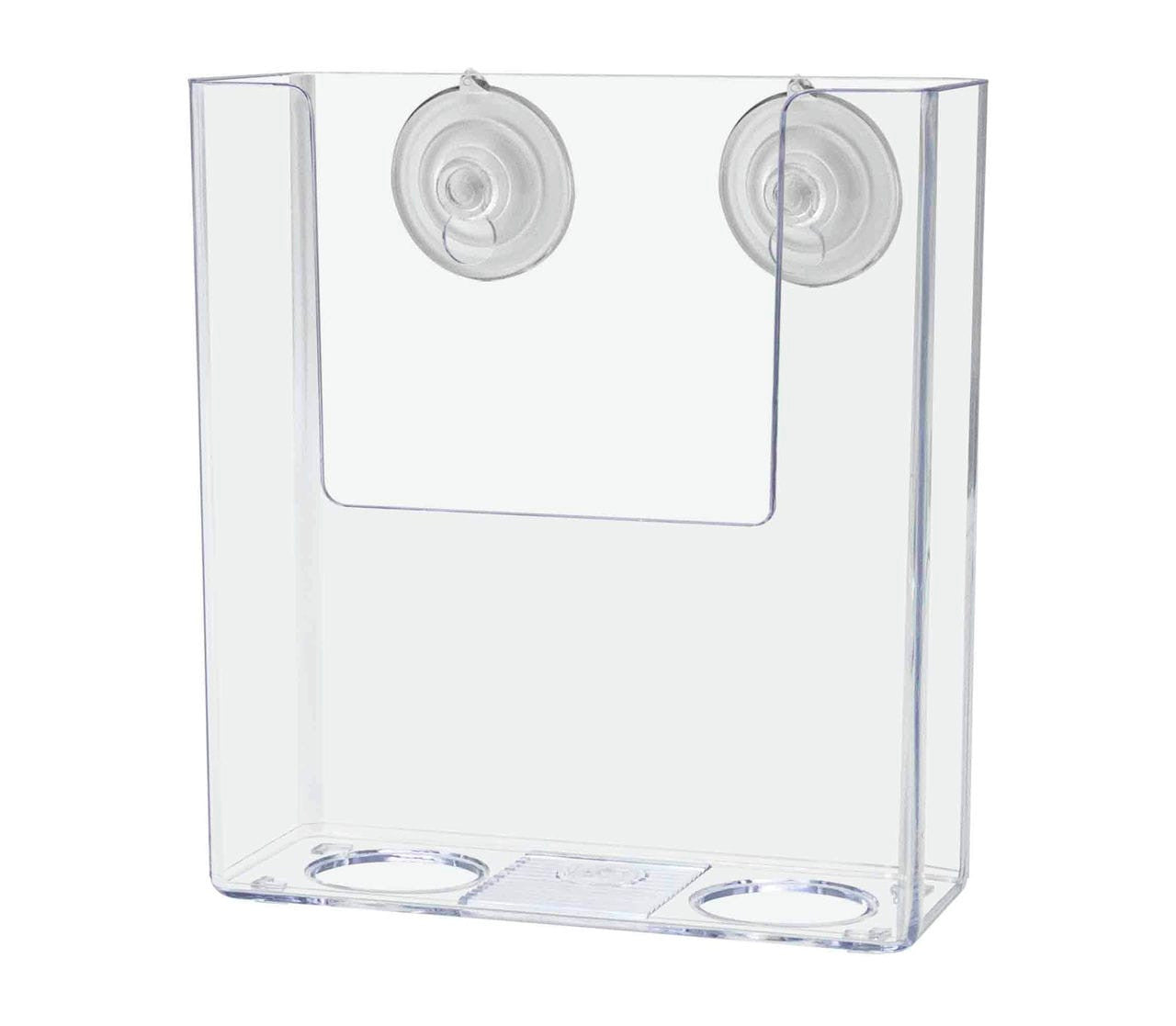 Suction Cup 4"W Trifold Brochure Bin Window Display