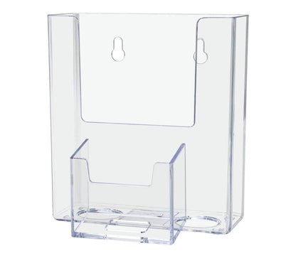 Brochure Holder with Vertical Card Pocket